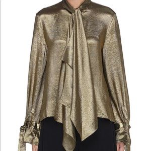 Brand new roland mouret blouse with open back size 10